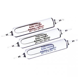 kit de calibration initial pour Electrode WTW pH IDS. Set avec 3mpoules, pH 4.01, pH 6.86, pH 9.18SC