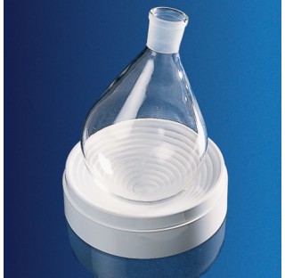 Round bottom flask holder , for smallest up to 10 liters , i n polypropylene , autoclavable , diamet