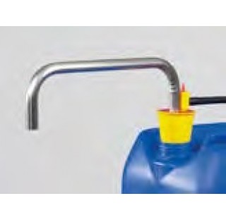 OTAL foot pump V2A, tube  18 mm, pump cap.26l/min