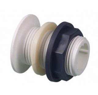 Container connection, PP, 1/2, NW 13,5 mm,white