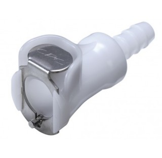 CPC coupling, POM, female, w/o valve,nozzle 6,5mm