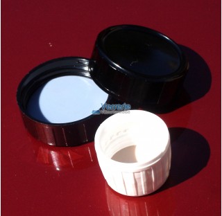 Black propylene screw cap 63 jointe teflonne ID bottle neck 451mm sold to unity
