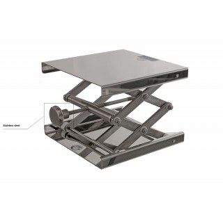 Lab jack autoclavable in stainless steel dimensions : 160x130 mm height min/max : 60/275 mm weight m