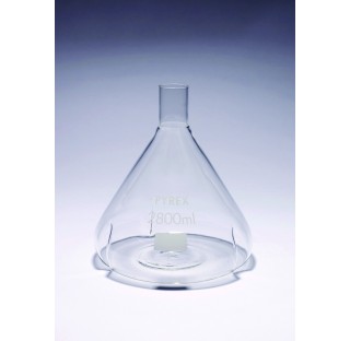 Flacon Fernbach Pyrex 2800ml, col lisse