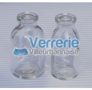 Bottles glass type III 10 ml antibiotics to crimp opening D13mm O.D. 25,4 mm height 53,5 mm to compl