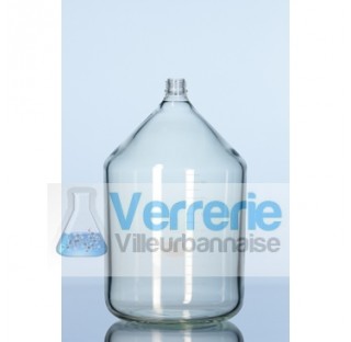 DURAN GL 45 Production Bottle, clear, increased wall thickness, without cap and ring, 20000ml packin