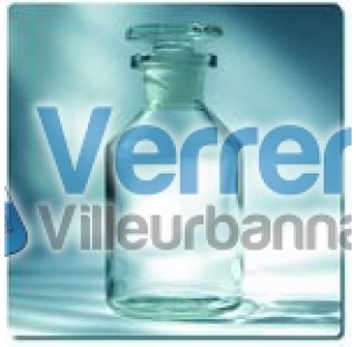 Bottle 50 ml socket 14/23 with glass stopper Dim. height : 77mm diameter of body 41mm