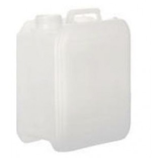 Jerrican 2.5 Litres PEHD blanc avec bouchon noir