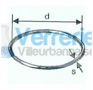 Sealing ring covering with FEP for reactor with groove DN100