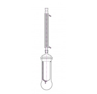 Kumagawa extractor compound : a extractor 250 ml with a stand for cellulose extraction thimbles , a 