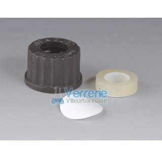 Set for pressure compensation, PTFE thread GL45 diam of membrane 42 mm flow rate at 0,5 bars : 210 L