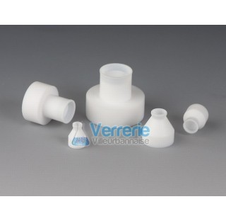 Plug for screw caps, PTFE thread GL 32 bore diam 16 mm temperature resistance: -200 to 250 degree