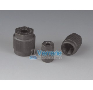 Hight temperature replacement cap, PPS Thread GL32 tubing OD 10,1 to 16 mm temperature resistance -5