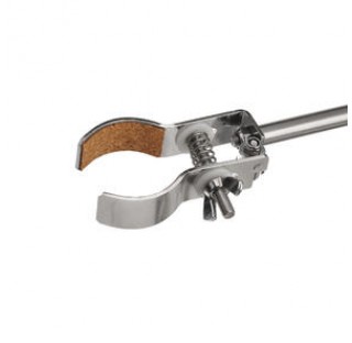 Retort clamp clamping diameter 80 mm , rod diameter x length 12 x 180 mm ,stainless steel , finger w