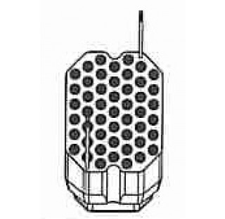 Portoir 49 places pour tube diametre 13 mm pour nacelle 5651 diametre d'orifice 13,2 mm longueur 42,