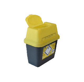 Le collecteur de dechets medicaux SHARPSAFE Modele EXCHANGE NF, d'une capacite de 3 litres, est con‡