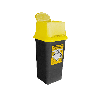 Le collecteur de dechets medicaux SHARPSAFE Modele EXCHANGE NF, d'une capacite de 7 litres, est con‡