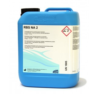 Neutralisant liquide acide phosphorique pour machine a laver produit : RBS NA 2, 4 x 5 l naturel