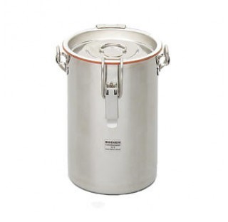 Safety transport container 2 liters Diameter 130 / 160 mm height 250 mm ,Stainless steel