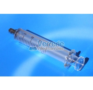 syringue 2 ml in glass Luer Lock sterilizable up to 200 degree in 2 parts with needle Luer lock cent
