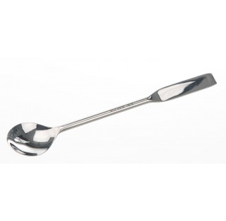 Spoon spatula total length 120 mm spatula dimensions LxW : 35x10 mm , diameter 5mm , spoon dimension