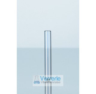 Disposable Culture tube, soda-lime-glass, 18 x 180 mm, GL 18, with screw-cap (PP), with rubber seal 