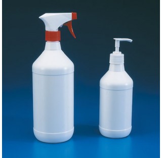 Spray bottle in HDPE 1 liter diameter 90mm height 271 mm mouth 22,5 mm